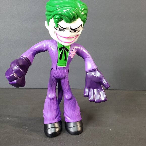 Mattel The Joker Flextreme Bendable 7” Purple Figure Toy Big Hands - Picture 2 of 7